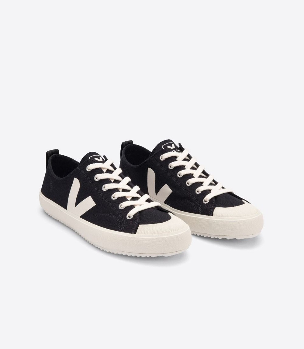 Veja Trainers Mens Black - Nova Canvas - URAL-67849